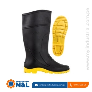 Bota de Seguridad PVC Xtreme - Resistencia a Químicos e Hidrocarburos con Suela Amarilla