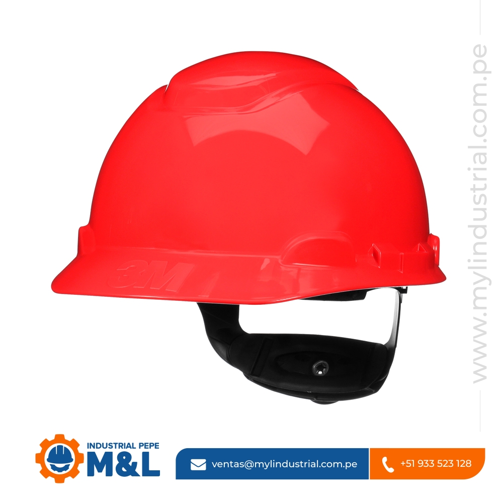 Casco Industrial 3M H705 Rojo