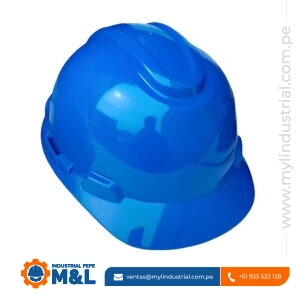 Casco Clute Stark Celeste con Arnés Ratchet