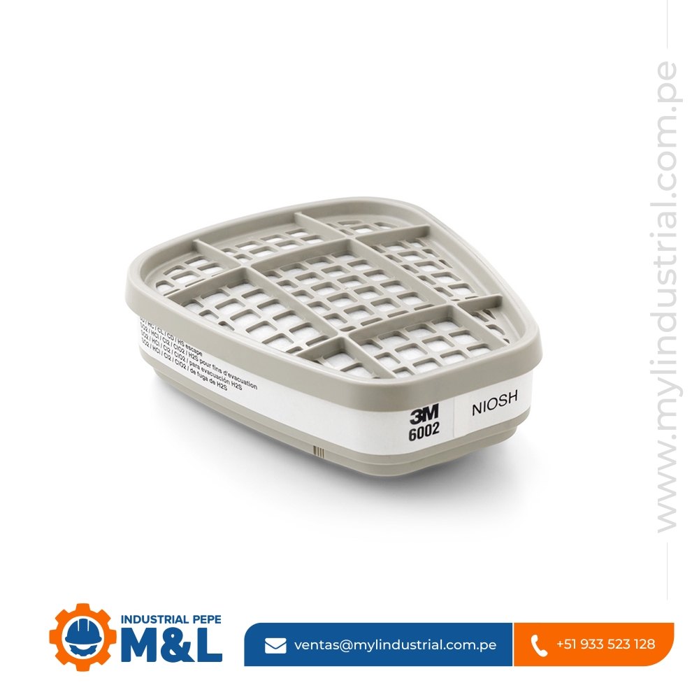 Cartucho 3M 6002 para Gases Ácidos