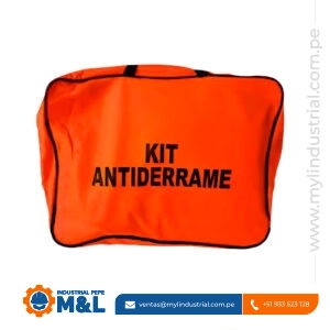 Bolsa de Kit Antiderrame 50x60 - Contenedor Portátil para Equipo de Emergencia