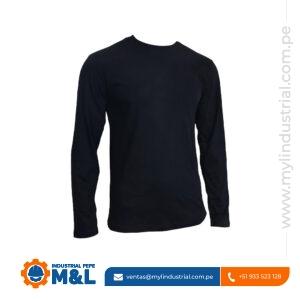 Polo de Algodón 30/1 Manga Larga - Indumentaria Industrial para Confort y Protección