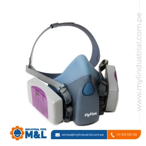 Respirador Media Cara Flyflex con Filtro 7093 para Humo