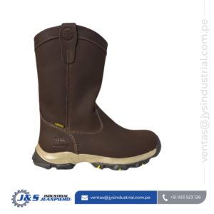 Bota campera Largo Marron – Calzado de Cuero Industrial con Puntera de Protección