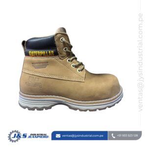 Zapato de Seguridad Marron Dama – Calzado Industrial de Cuero con Puntera
