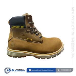 Zapato de Seguridad Marron – Calzado de Cuero Industrial con Puntera de Protección